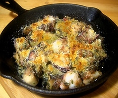 ミニホタテのエスカルゴ風