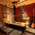 .■掘りごたつ席の個室も完備しています■