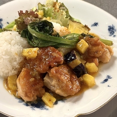 パイナップルチリチキン