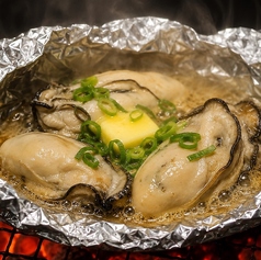 牡蠣のホイル焼き