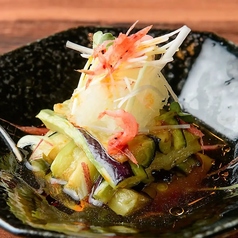 桜えびの揚げ出し茄子