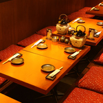 最大20名様でご利用いただける掘りごたつのお座敷席【九州熱中屋　関内LIVE】