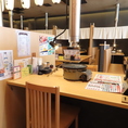 お二人の距離がぐっと縮まるカウンター席。美味しい焼肉を囲んで、大切な人との時間を心ゆくまでお楽しみください。デートや気の置けないご友人との語らいに最適です。