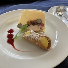 フルーツとアイスクリームのテリーヌ