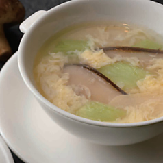 筍・椎茸・青梗菜入り玉子スープ 1人前