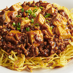 マーポー豆腐あんかけ焼きそば
