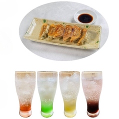 【お疲れ様セット】飲み物1杯＋料理2品+焼き餃子