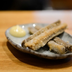 『当店名物』サクサクふわふわの”ごぼう揚げ”440円の写真