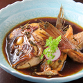 料理メニュー写真&nbsp;真鯛カブト煮