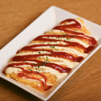 ふわとろ卵のチーズオムレツ
