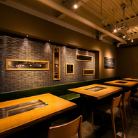 スタイリッシュで落ち着いた空間