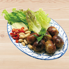イサーンソーセージ　サイクロークイサーン　Thailand Eastern spicy sausages