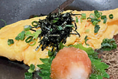 タラマヨ入り和風オムレツ