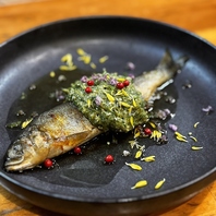 魚介類を使用した創作料理！