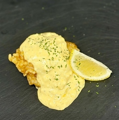 もも肉唐揚げ　レモンのタルタルチキン南蛮