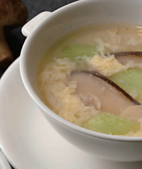 筍・椎茸・青梗菜入り玉子スープ 2~3人前