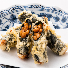 水戸納豆の磯部揚げ