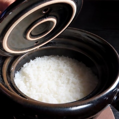 熊本県産の炊き立て美味しい土鍋ご飯が1人1鍋付き♪