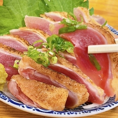 宮崎県産　地鶏炙り刺身