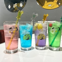 オリジナルグラスで乾杯！写真映えするサワー