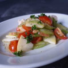 海老とセロリのセビーチェ