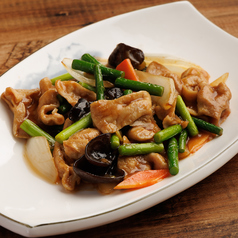 豚肉と五目野菜の甘辛炒め