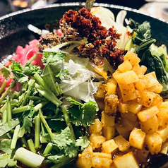 攻撃系スパイシーキーマまぜソバ