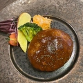 料理メニュー写真&nbsp;ＩＭビーフハンバーグ200g