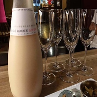 人気の「福順都家ソンマッコリ」は数少ないお酒です♪