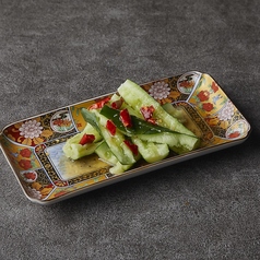 たたき胡瓜の塩だれ