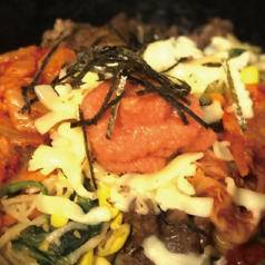 石焼き明太チーズピビンバ