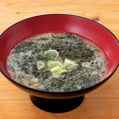 あかもくの味噌汁