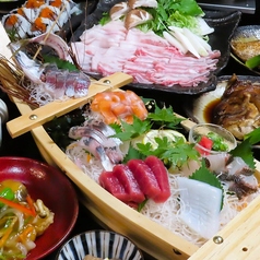 熊本いけす酒場 魚たつのコース写真