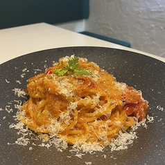 佐土原ナスのトマトパスタ