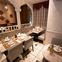 プライベート感があり、ゆったり寛ぎながらお食事をお楽しみいただけます。