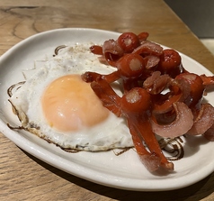 イカ軟骨とアサツキの青唐辛子醤油漬け