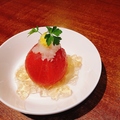 料理メニュー写真&nbsp;【フレンチODEN】冷製トマトのジュレ～しおのえらっきょうと～
