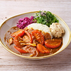 ブレストチキンと完熟トマトのカレー