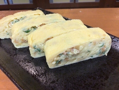 大葉と納豆の玉子焼き