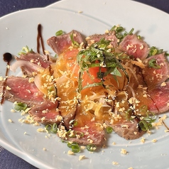 牛たたきのカルパッチョ