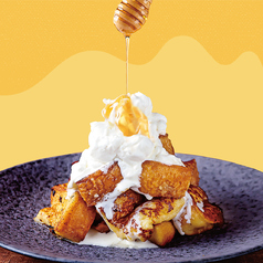 ハニーバタートースト＆チーズホイップクリーム　食べ放題