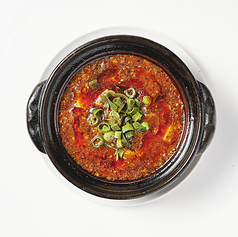 蘭亭の土鍋麻婆豆腐