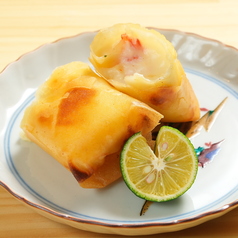 蟹クリーム春巻