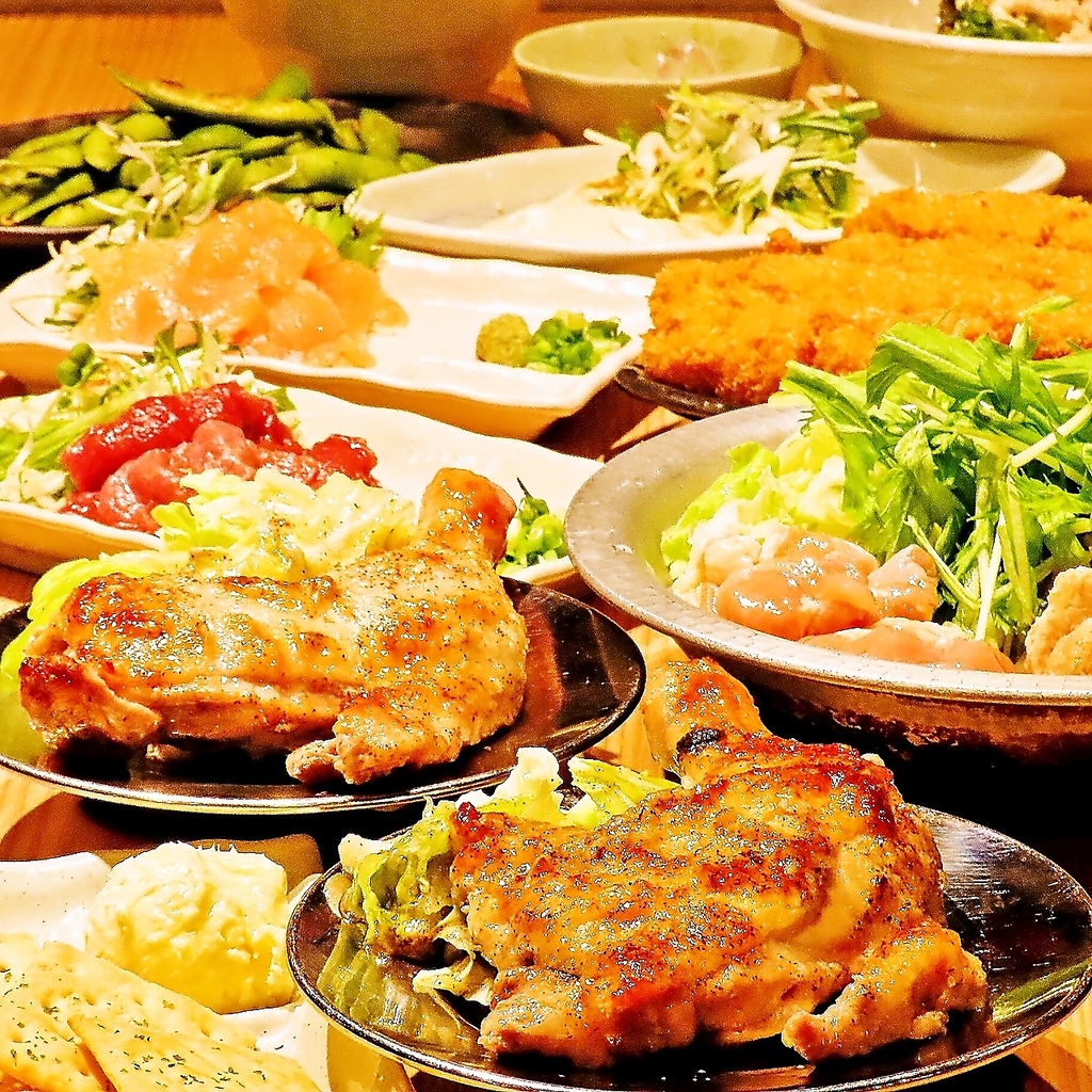 当店自慢の料理と生ビール付2時間飲み放題が付いたプレミアムコース！生ビール好きの方必見です！