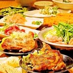 当店自慢の料理と生ビール付2時間飲み放題が付いたプレミアムコース！生ビール好きの方必見です！