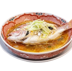 清蒸遊香魚（レンコ鯛の蒸し香味ソースがけ）