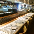 厨房側カウンターは職人さんとの会話で…!!