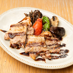 豚肉と茸のロースト バルサミコソース