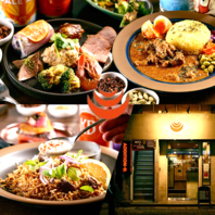 様々なスパイスを使用したカレーや逸品料理が自慢☆