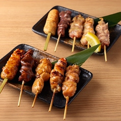 焼鳥5種盛り合わせ（塩orタレ）